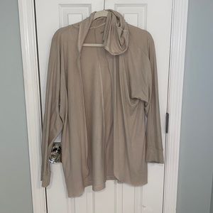 Lightweight Tan Jacket with Hood